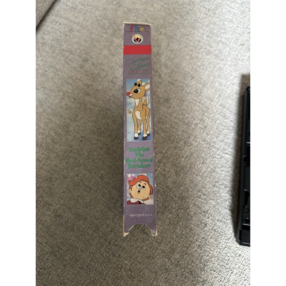 Rudolph the Red-Nosed Reindeer (VHS, 1989) Burl Ives Vintage 80s Classic Cartoon - Picture 3 of 7